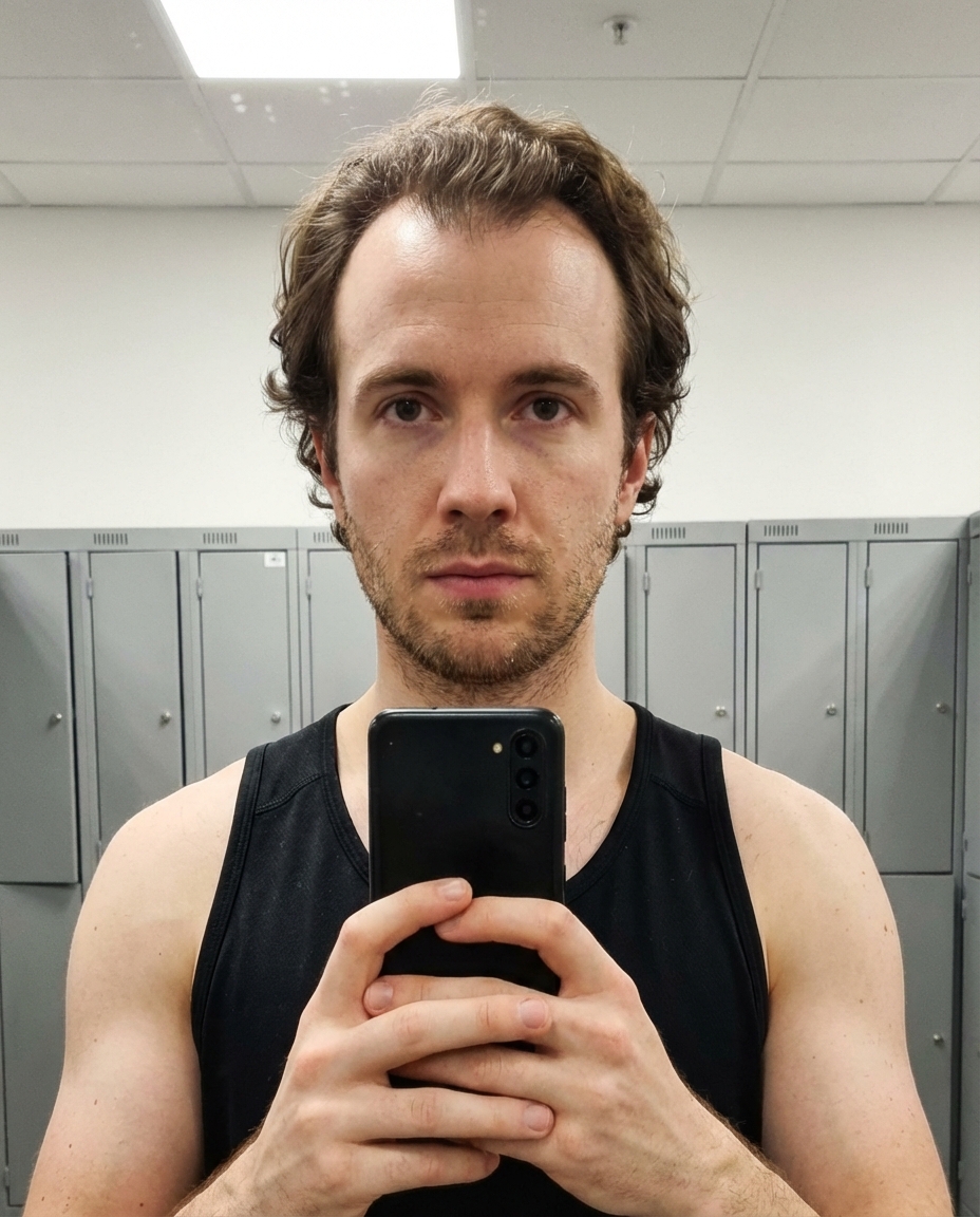 Voor — Bas, 31 — 16 weken